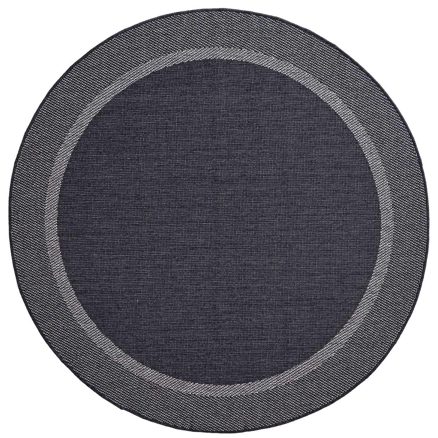 Rund matta - Indoor/Outdoor Alta (antracit) (Storlek: Ø 200 cm)