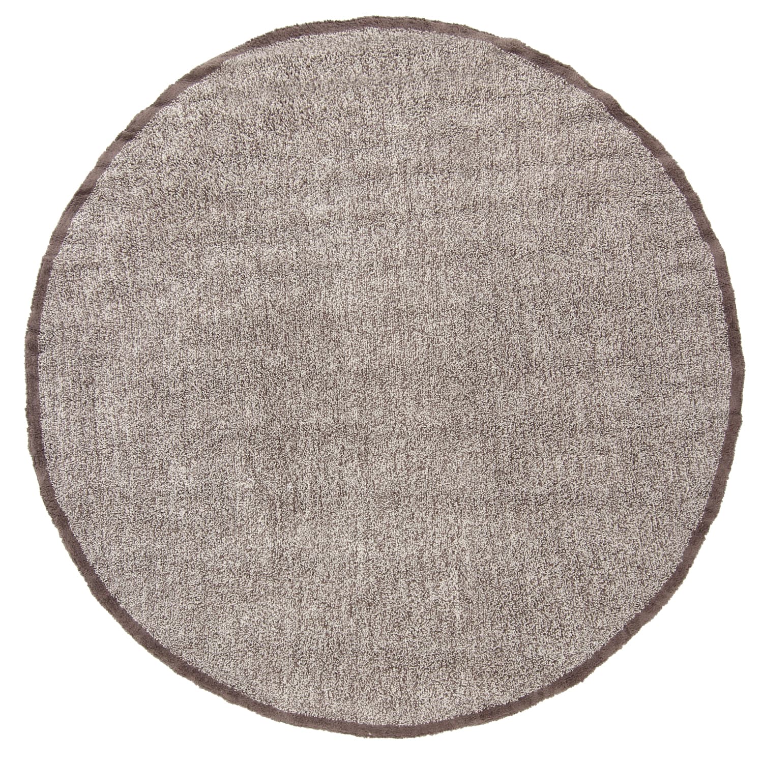 Rund matta - Celina Natural Cotton Shaggy (beige/brun) (Storlek: Ø 200 cm)