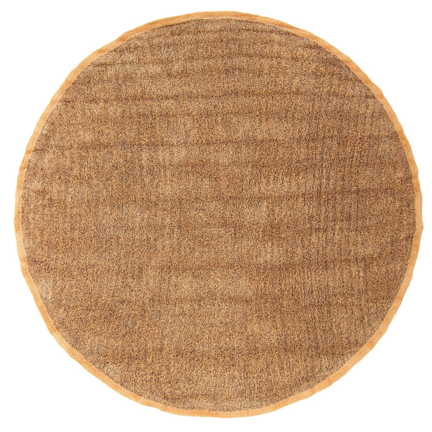 Rund matta - Celina Natural Cotton Shaggy (brun/orange) (Storlek: Ø 200 cm)
