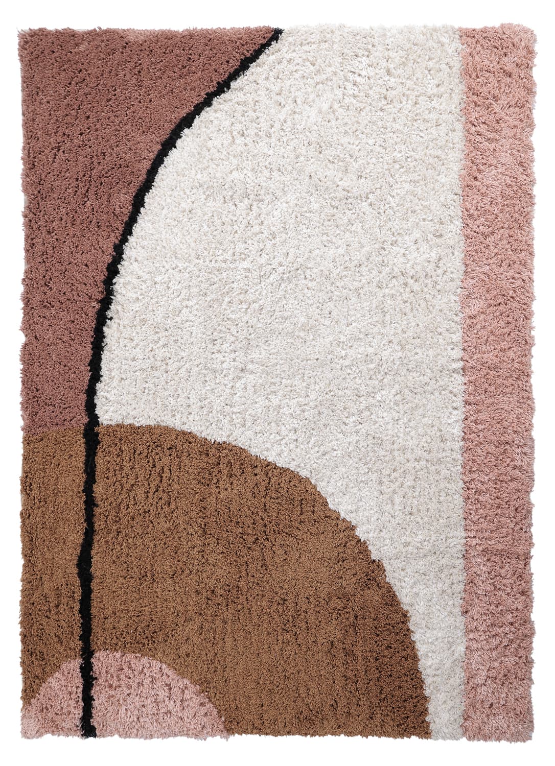 Ryamattor - Perast Natural Cotton Shaggy (multi) (Storlek: 200 x 290 cm)