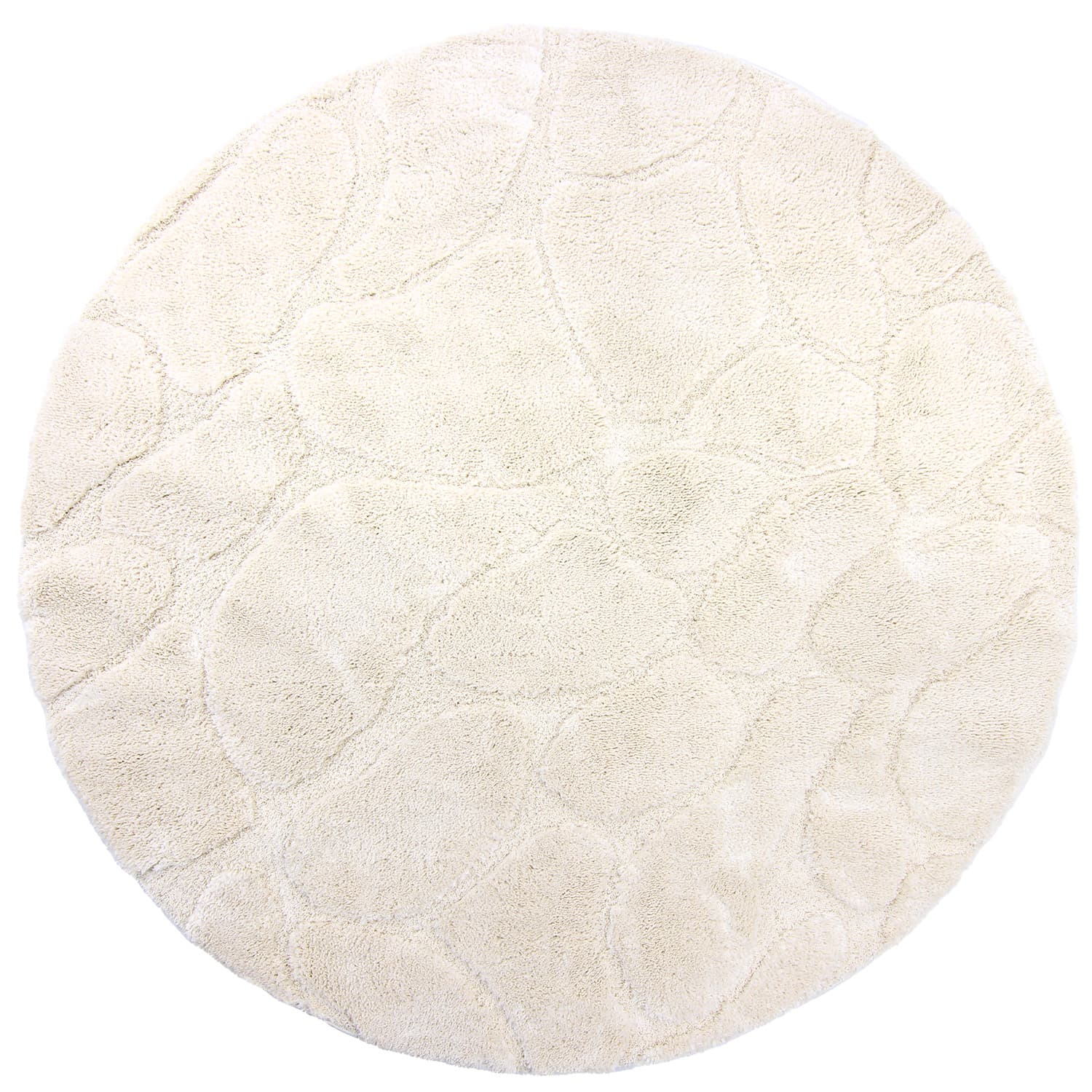 Runda mattor - Ada (offwhite) (Storlek: Ø 120 cm)