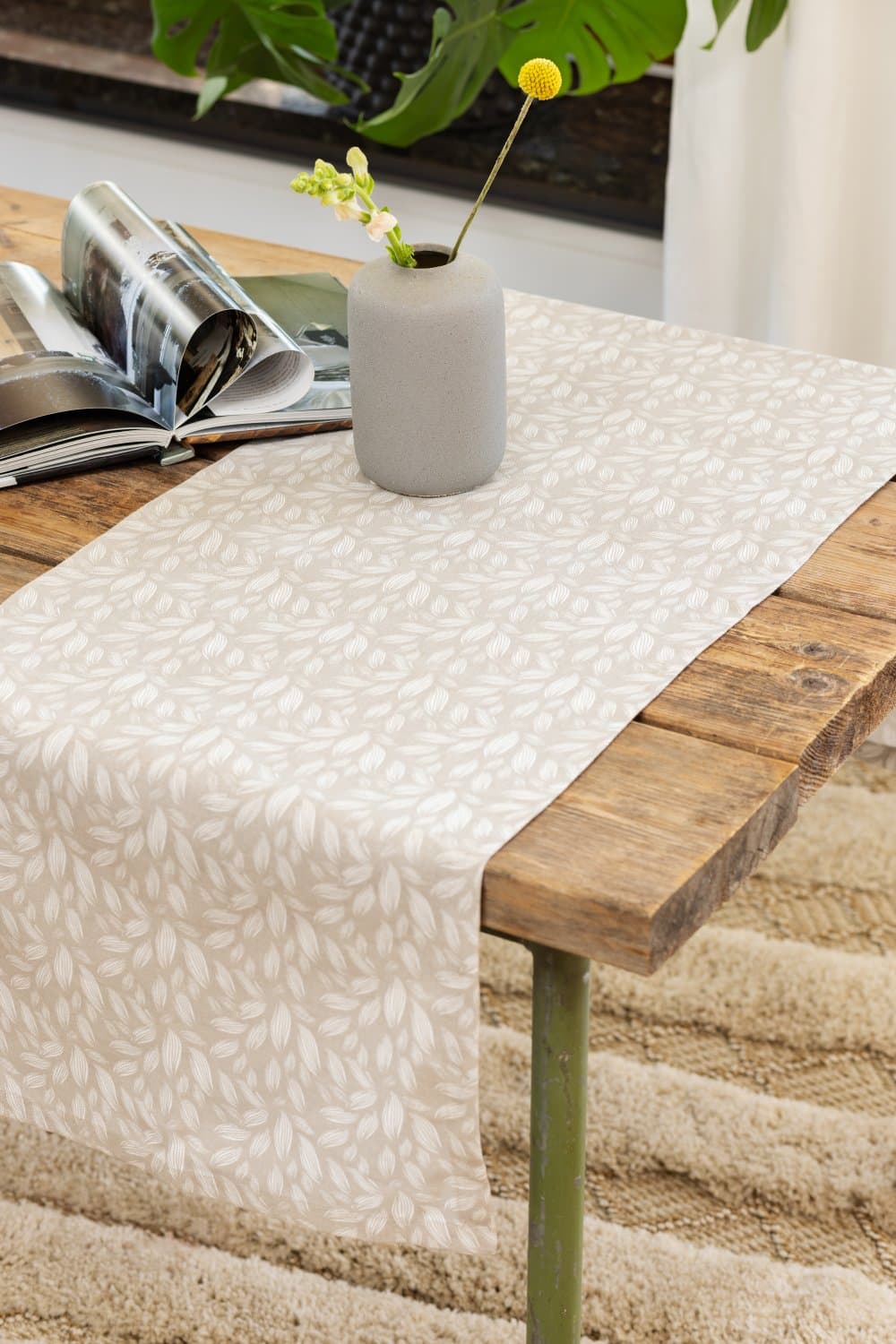 Bordslöpare - Löpare Satu (linen) (Storlek: 40 x 140)