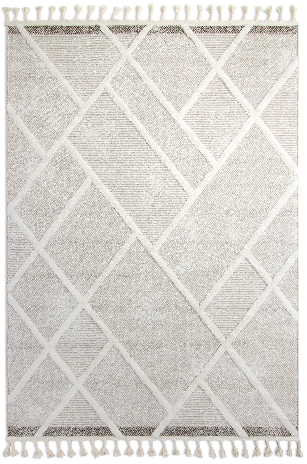 Shaggy - Boston (beige) (Storlek: 80 x 150 cm)