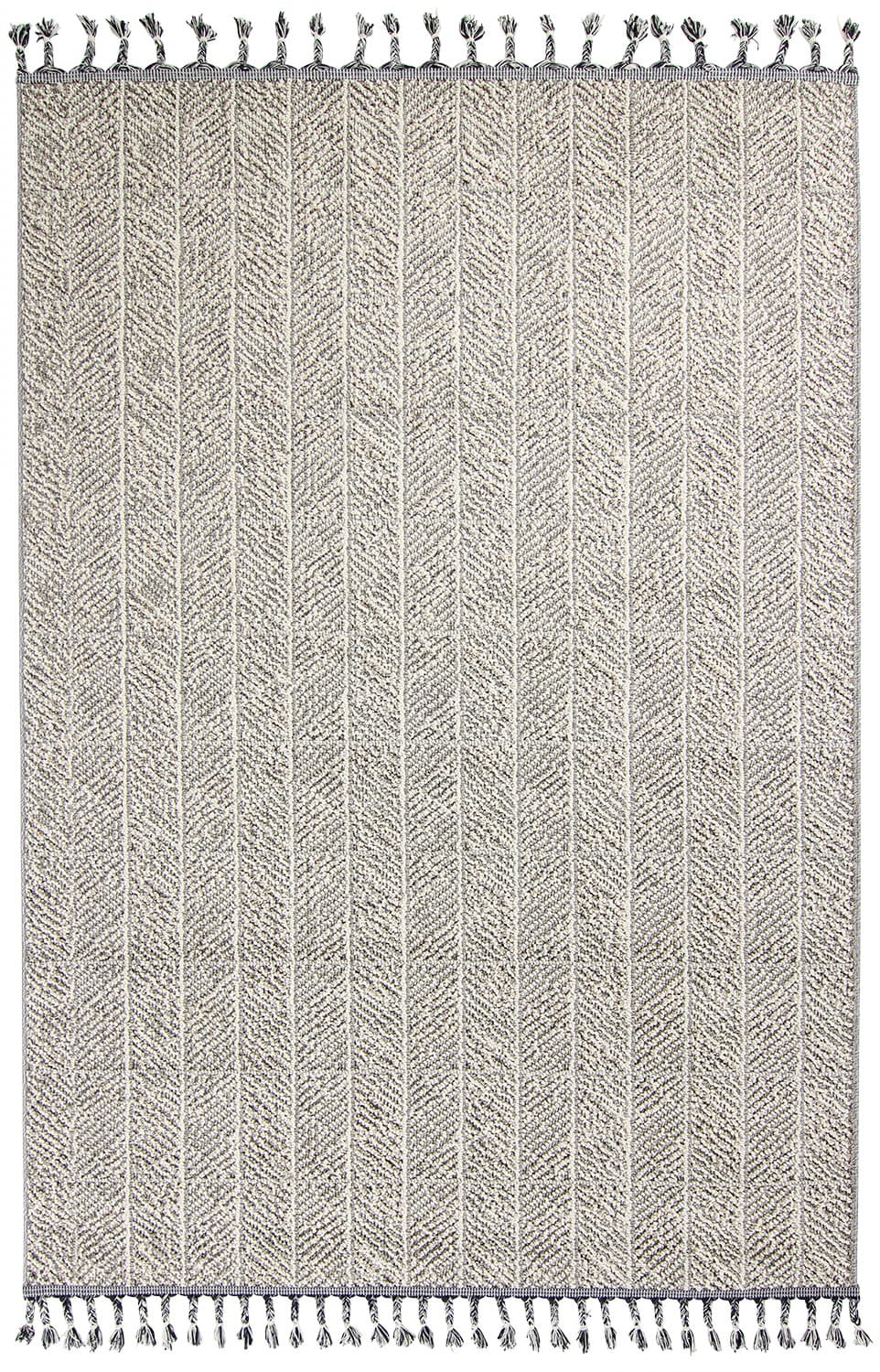 Shaggy - Indoor/Outdoor Francisco (grå) (Storlek: 160 x 230 cm)