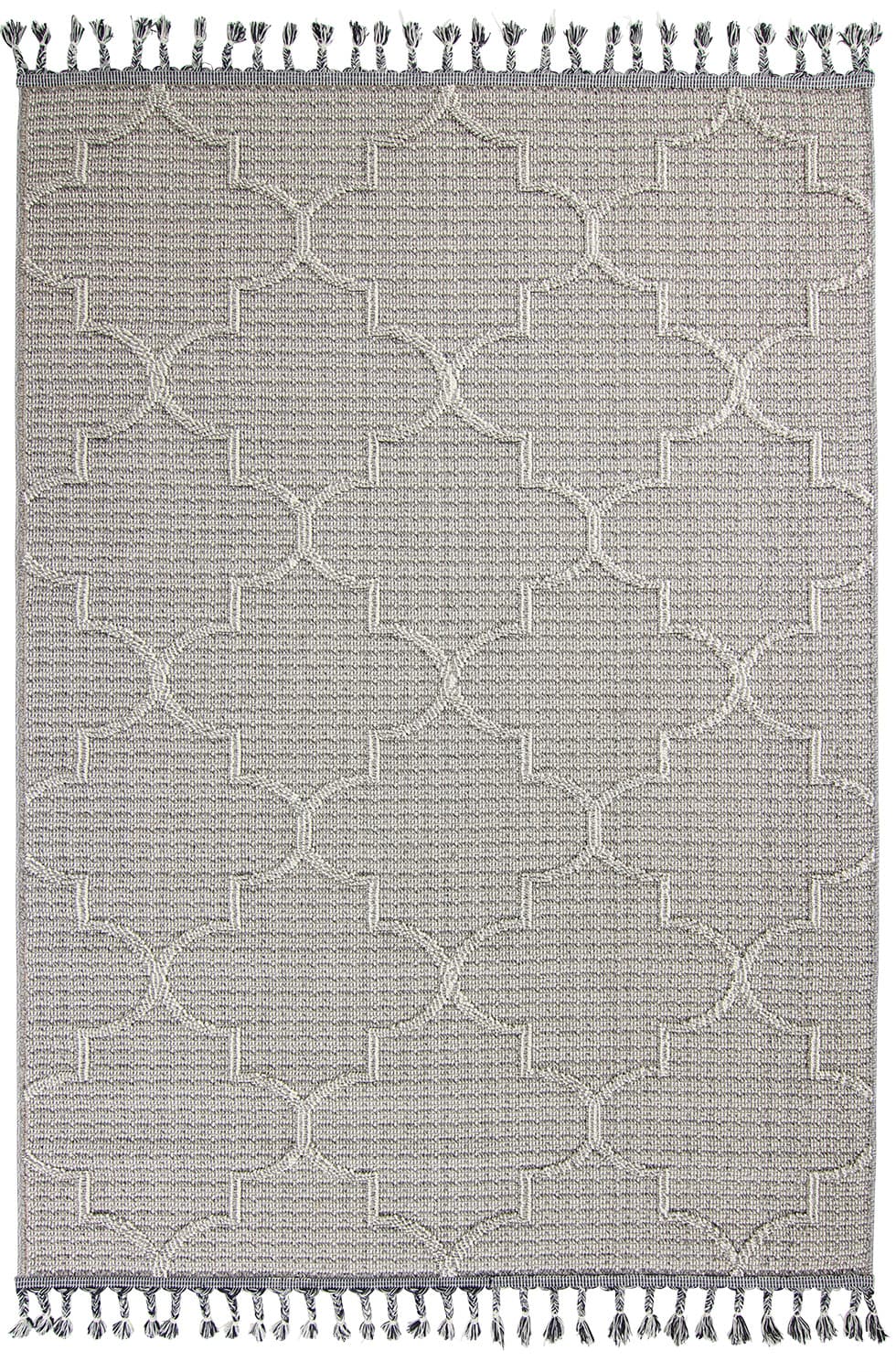 Shaggy - Indoor/Outdoor Santos (grå) (Storlek: 160 x 230 cm)