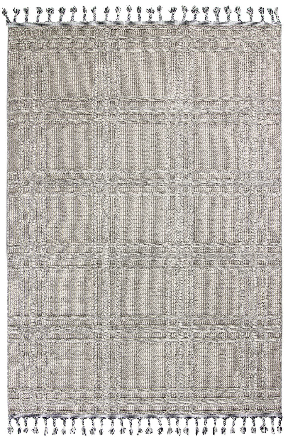 Shaggy - Indoor/Outdoor Victoria (grå) (Storlek: 160 x 230 cm)