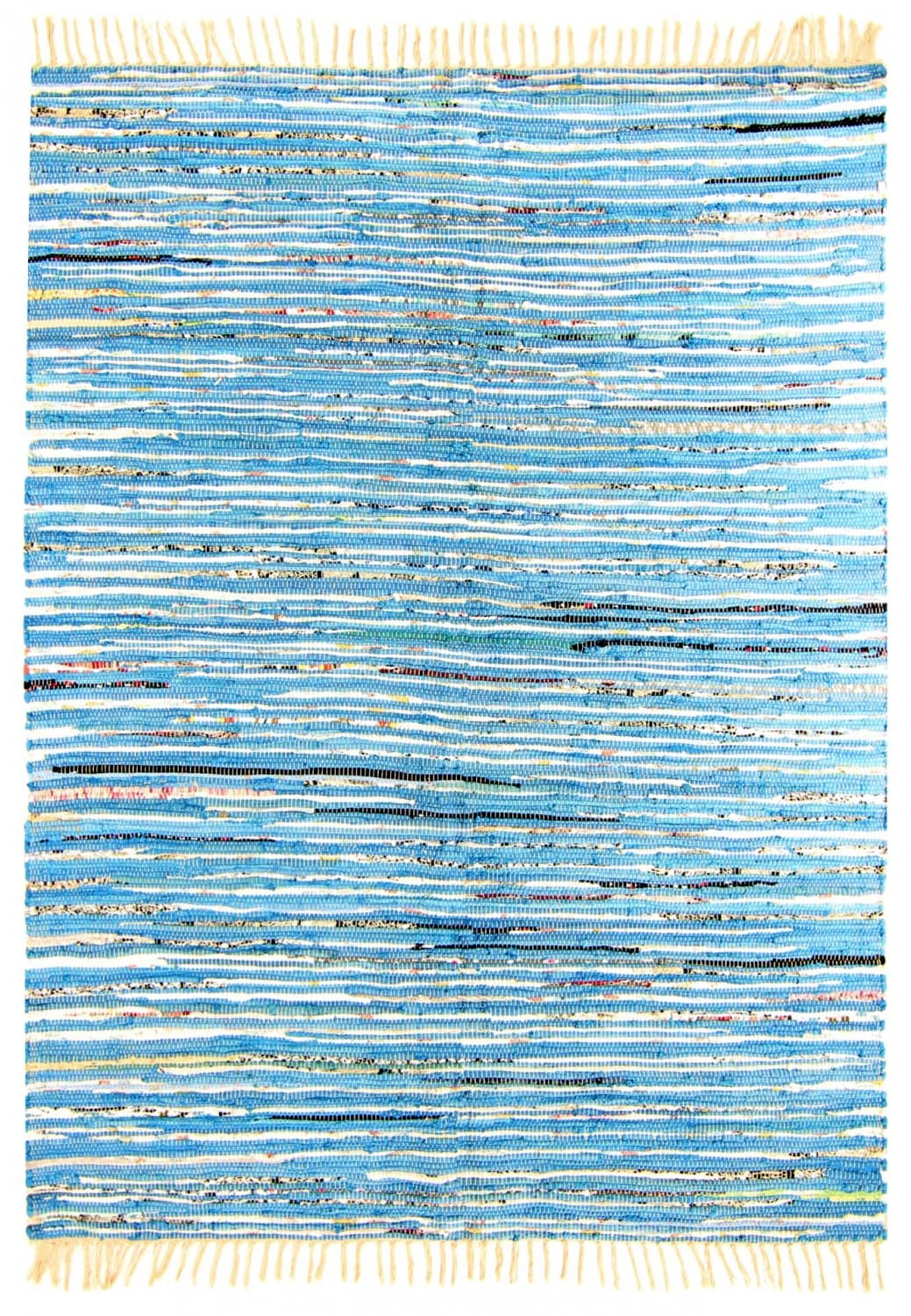 Trasmatta - Delhi (blå) (Storlek: 70 x 300 cm)