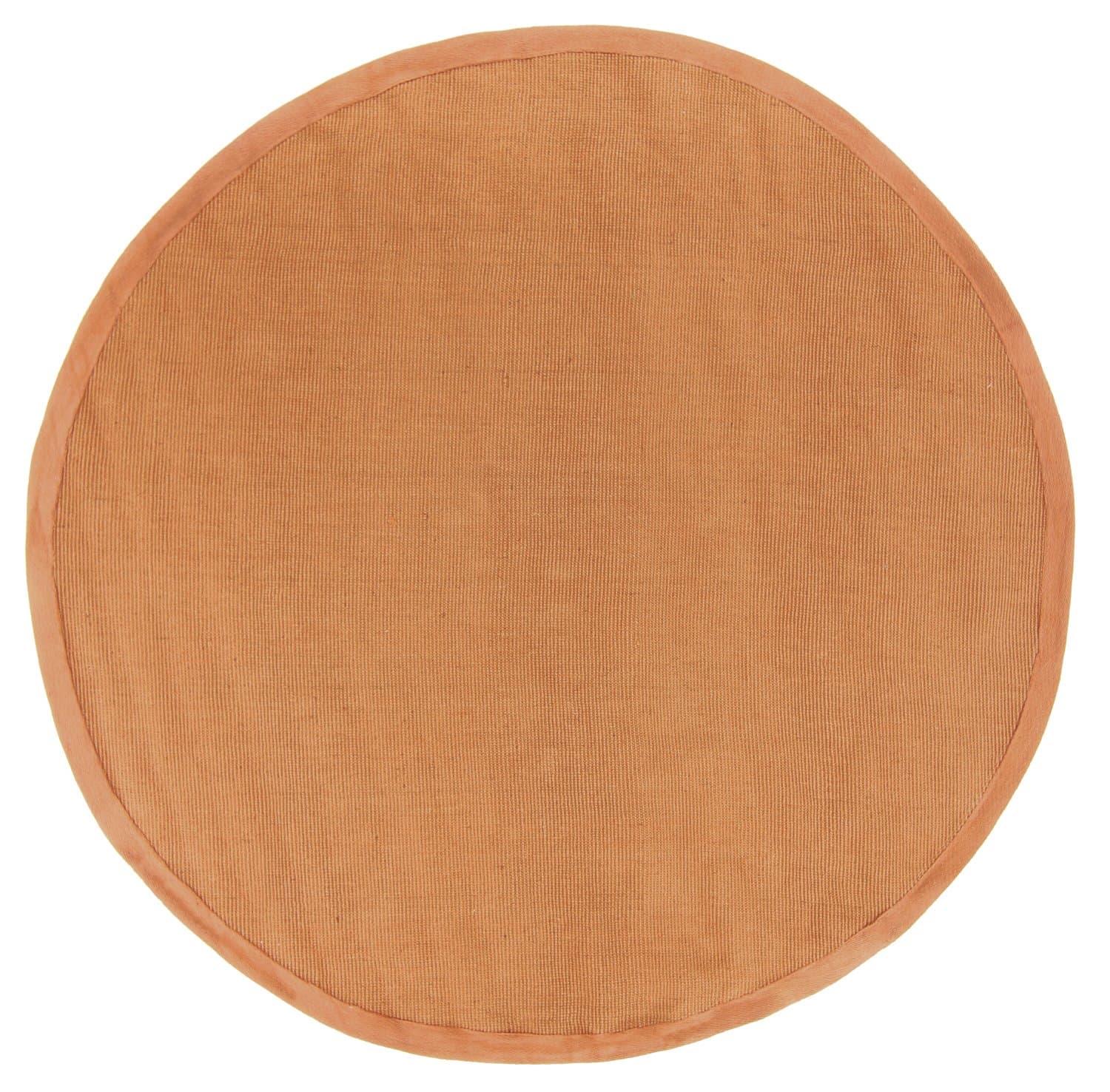 Rund matta (sisal) - Agave (orange) (Storlek: Ø 200 cm)