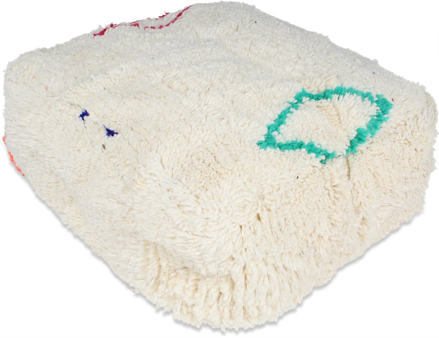 Sittpuff - Marockansk Beni Ourain (Storlek: 60 x 60 cm)