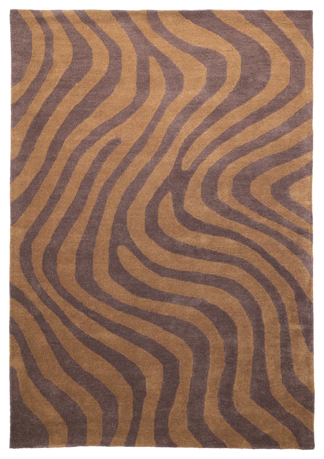 Ullmatta - Aiz Hand Tufted Wool Premium (brun) (Storlek: 240 x 340 cm)