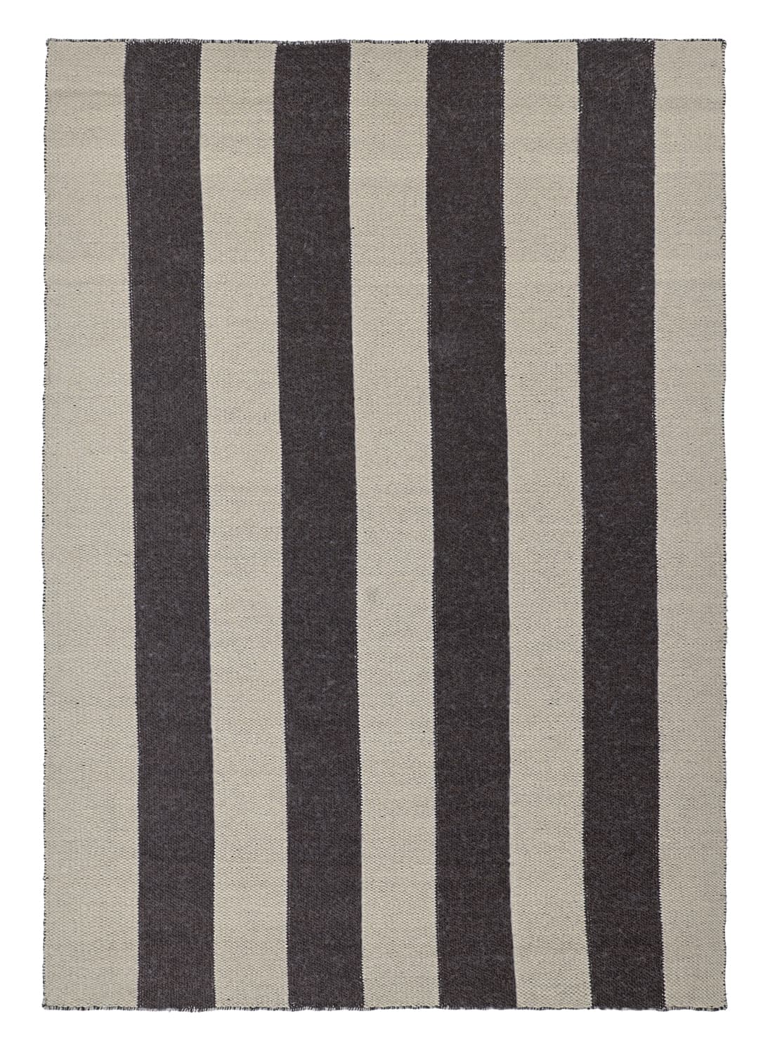 Ullmatta - Garine (svart/beige) (Storlek: 80 x 150 cm)