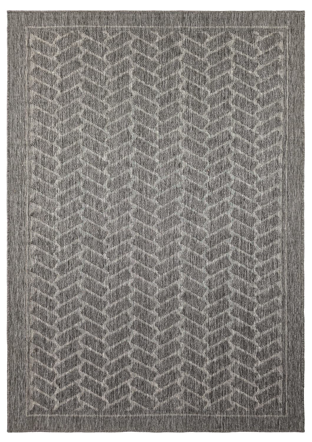 Inomhus- utomhusmatta - Aria (grå) (Storlek: 160 x 230 cm)