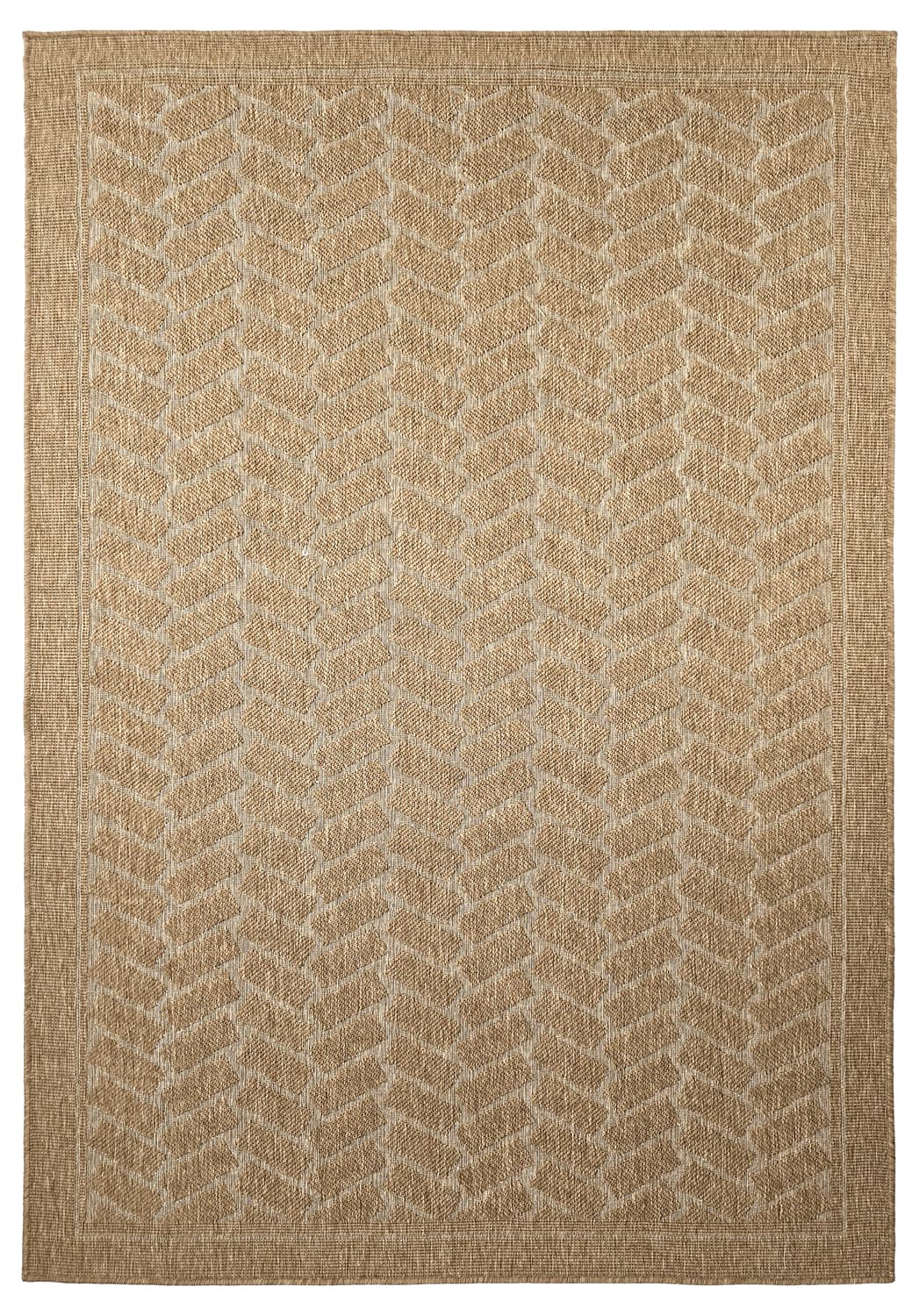 Inomhus- utomhusmatta - Aria (jute) (Storlek: 160 x 230 cm)