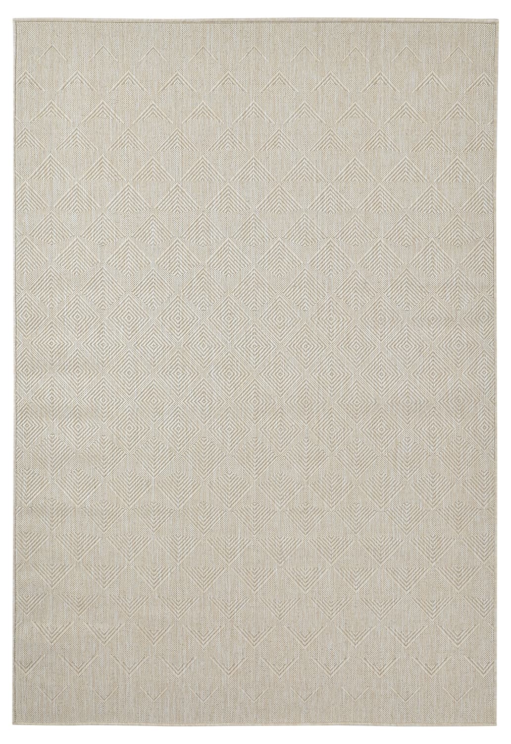 Inomhus/utomhusmatta - Caldwell (beige) (Storlek: 200 x 290 cm)