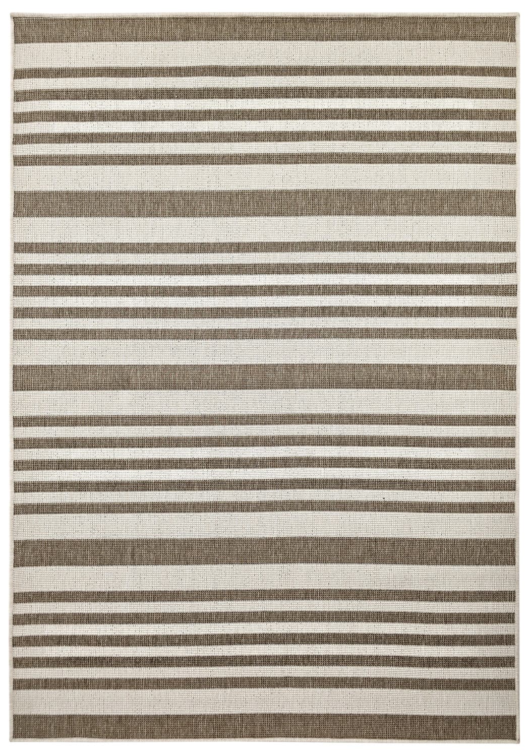 Inomhus- utomhusmatta - Riley (beige) (Storlek: 160 x 230 cm)