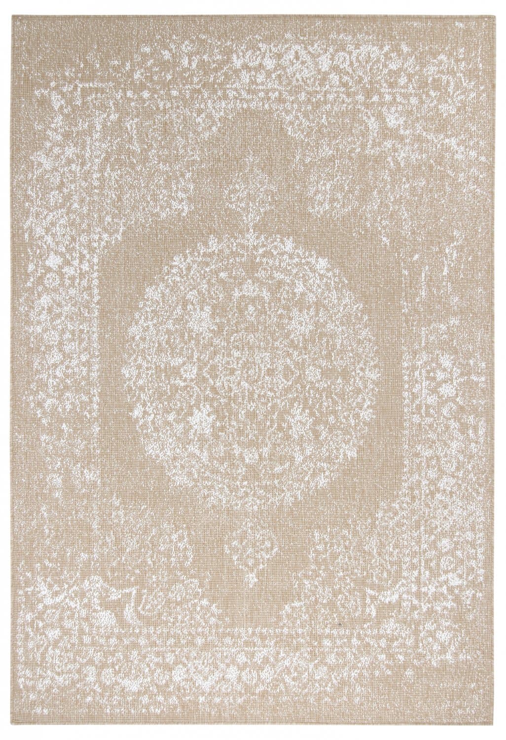 Inomhus- utomhusmatta - Ellstin (beige) (Storlek: 160 x 230 cm)