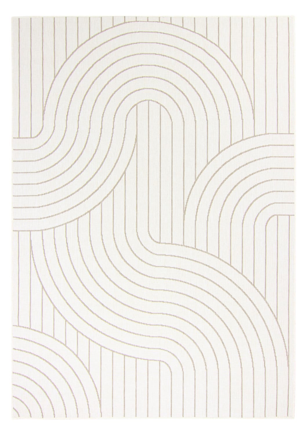Inomhus- utomhusmatta - Maynard (beige) (Storlek: 240 x 340 cm)
