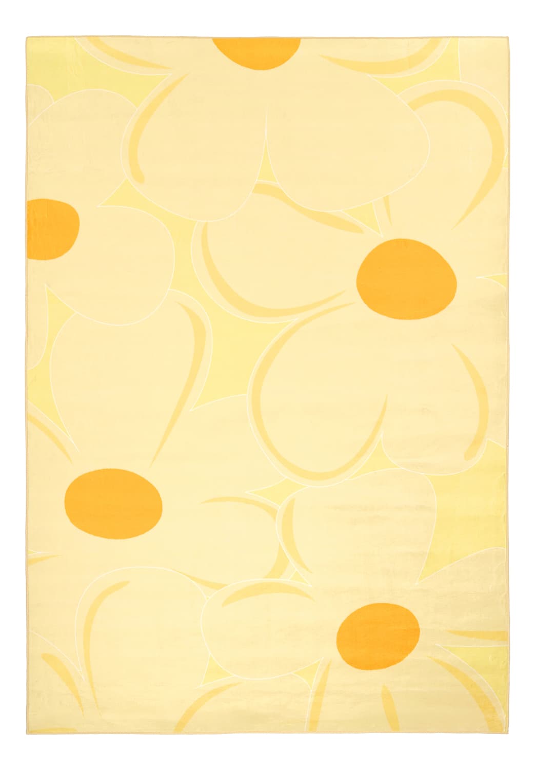 Wiltonmatta - Honfleur (gul/multi) (Storlek: 160 x 230 cm)