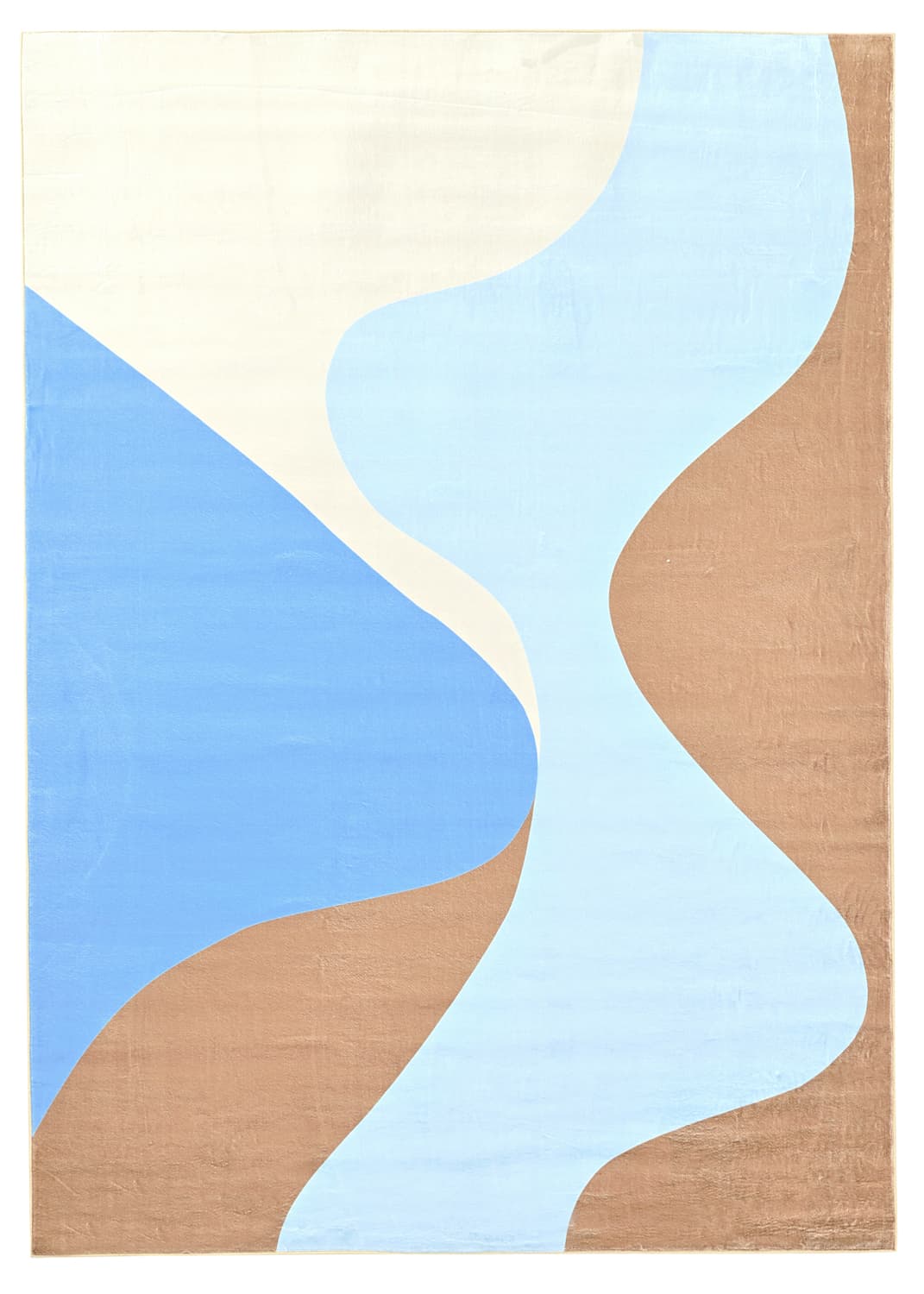 Wiltonmatta - Leiden (blå/brun) (Storlek: 200 x 280 cm)