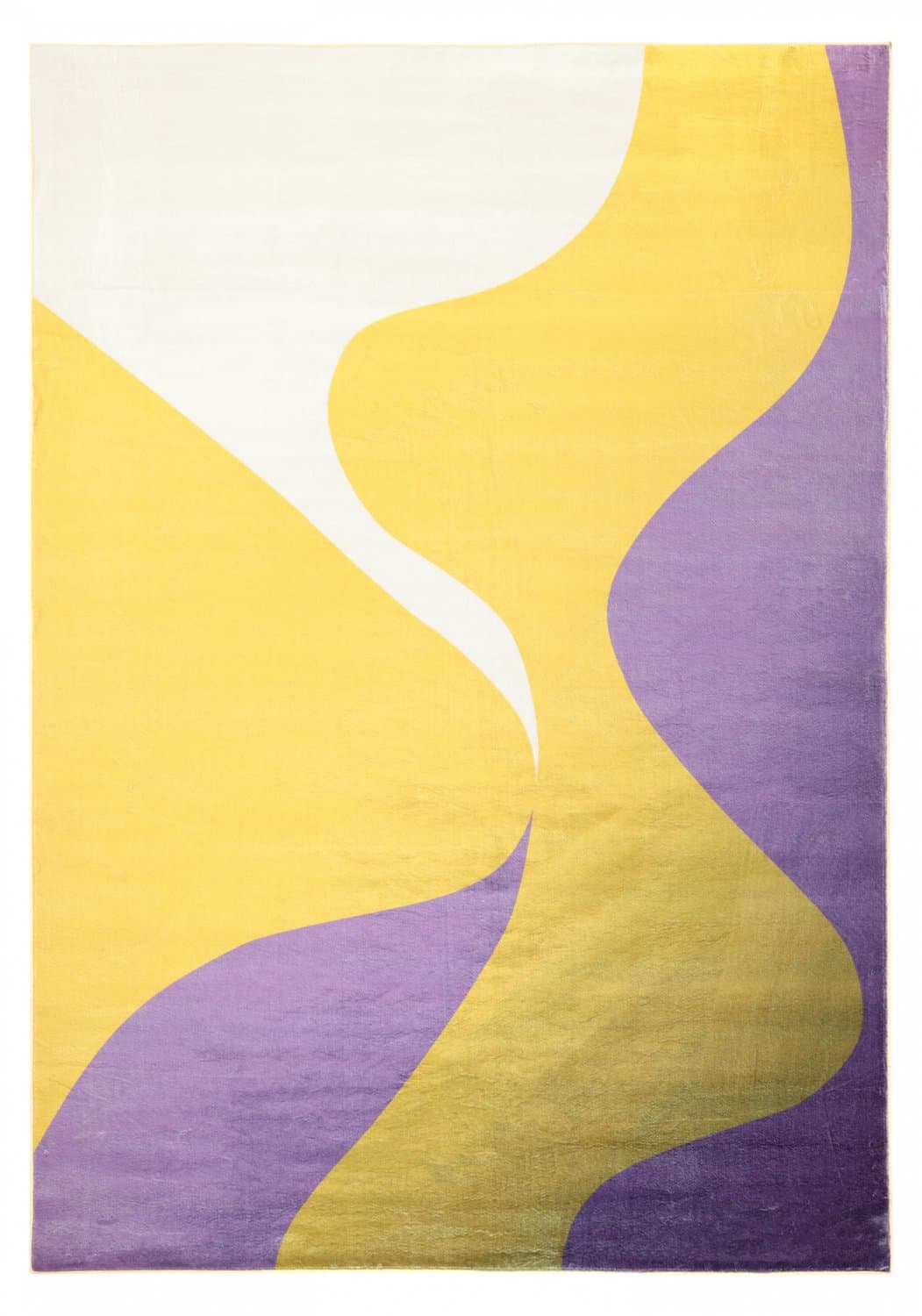 Wiltonmatta - Leiden (gul/lila) (Storlek: 240 x 340 cm)